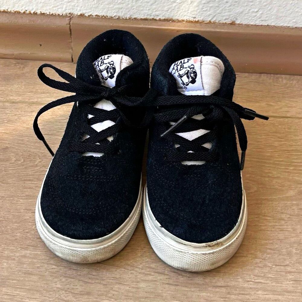 VANS Half Cab Unisex Toddlers High Top Canvas Lace-Up Skate Sneaker US 8